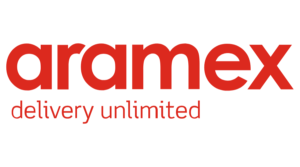 aramex logo with slogan underneath
