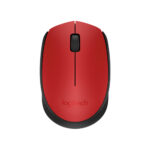 Logitech-M171-Wireless-Mouse-Red-Top-View-910-004641