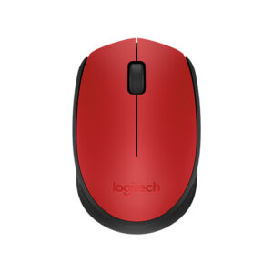 Logitech-M171-Wireless-Mouse-Red-Top-View-910-004641