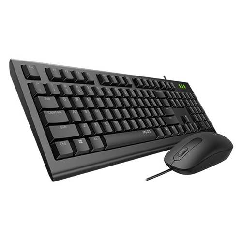 Rapoo-X120Pro-Wired-Keyboard-and-Mouse-Combo-Side-Angle