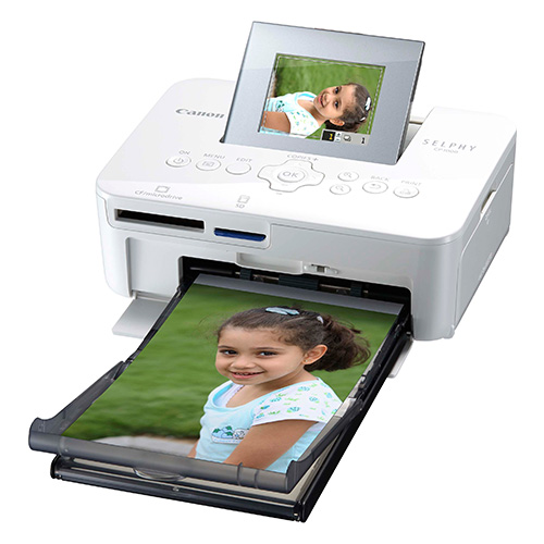 Canon-Selphy-CP1000-Photo-Printer-White-CP100SB-Front-Side-View