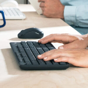 Typing-done-on-a-Logitech-MK295-Silent-Wireless-Keyboard