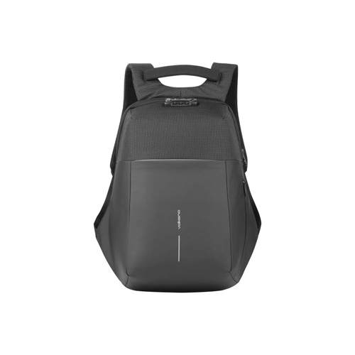 Volkano-Smart-Deux-Dobby-Laptop-Backpack-VK7135-BK-15-front-view