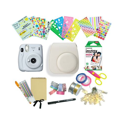 Instax-Mini-11-Value-Pack-ice-white-front-view