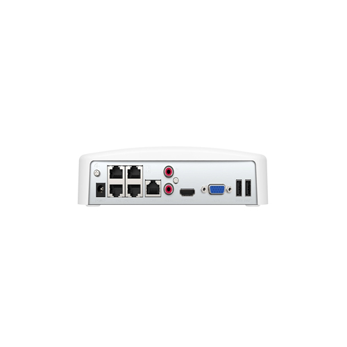 Tenda-4-Channel-PoE-HD-Network-Video-Security-Kit-ports-view