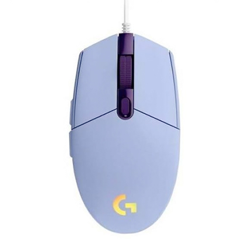 Lilac-Colour-Logitech-G102-Lightsync-Mouse
