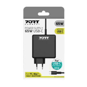 Port-Designs-65W-Type-C-Universal-Charger-Adapter-with-packageview