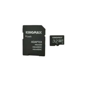 Kingmax-32GB-Class-10-MicroSD-card-and-Adapter-front-view