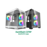 DarkFlash-C275P-MATX-Computer-Case-both-colours-view