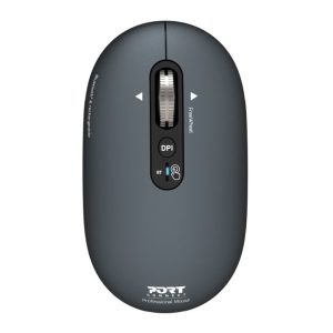 Port Connect PURE MAC Rechargeable Wireless and Bluetooth Mouse - Shadow