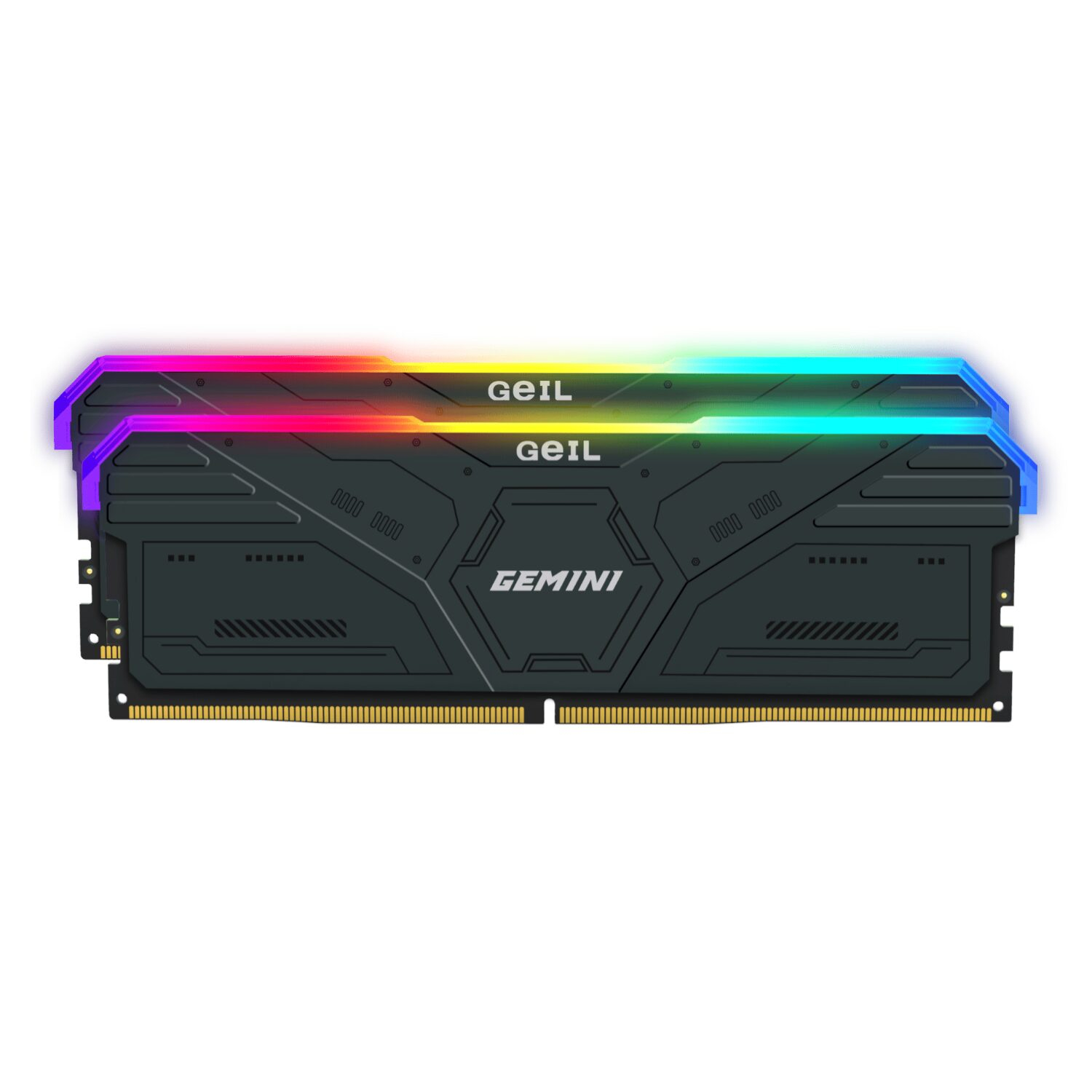 GeIL Gemini RGB 32GB DDR5 6000MHz Desktop Gaming Memory Kit (2 x 16GB) – Grey