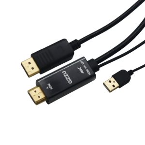 Gizzu 4K HDMI to DP Cable (1.8m) - Black